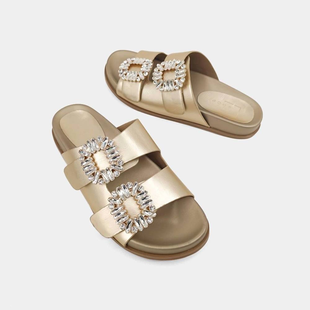 NEW SHU SHOP women's bridget sandals in gold